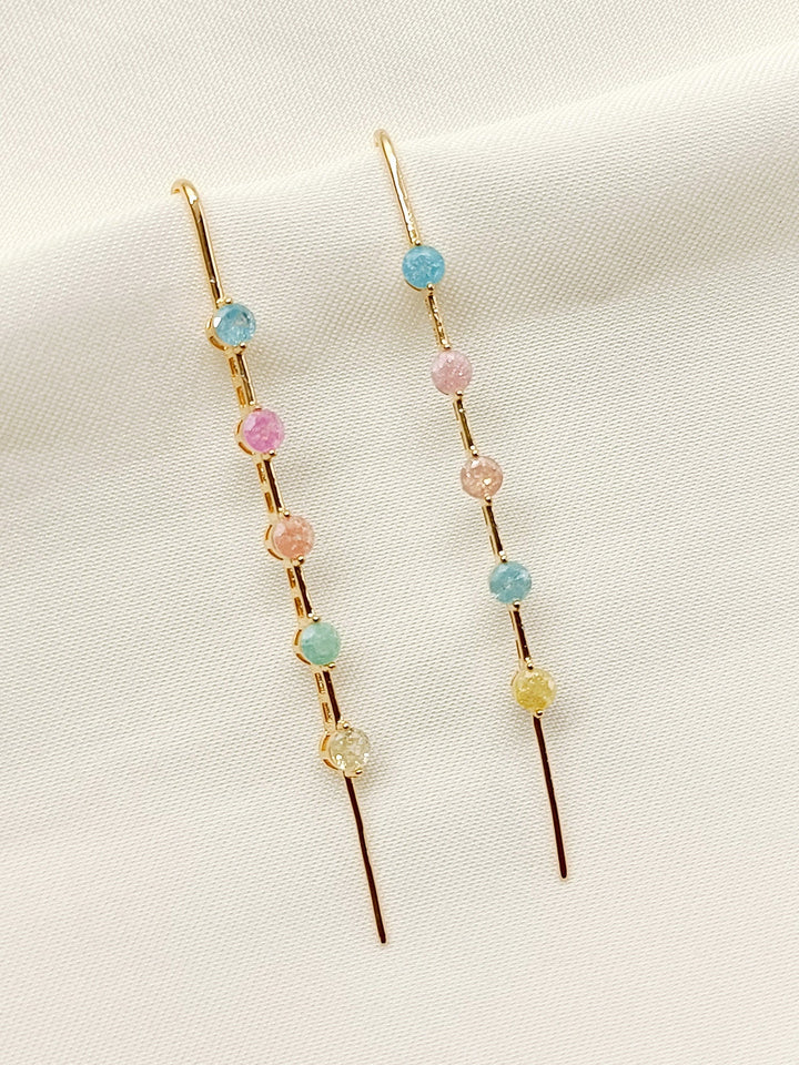 Adara Multi Colour American Diamond Earcuff