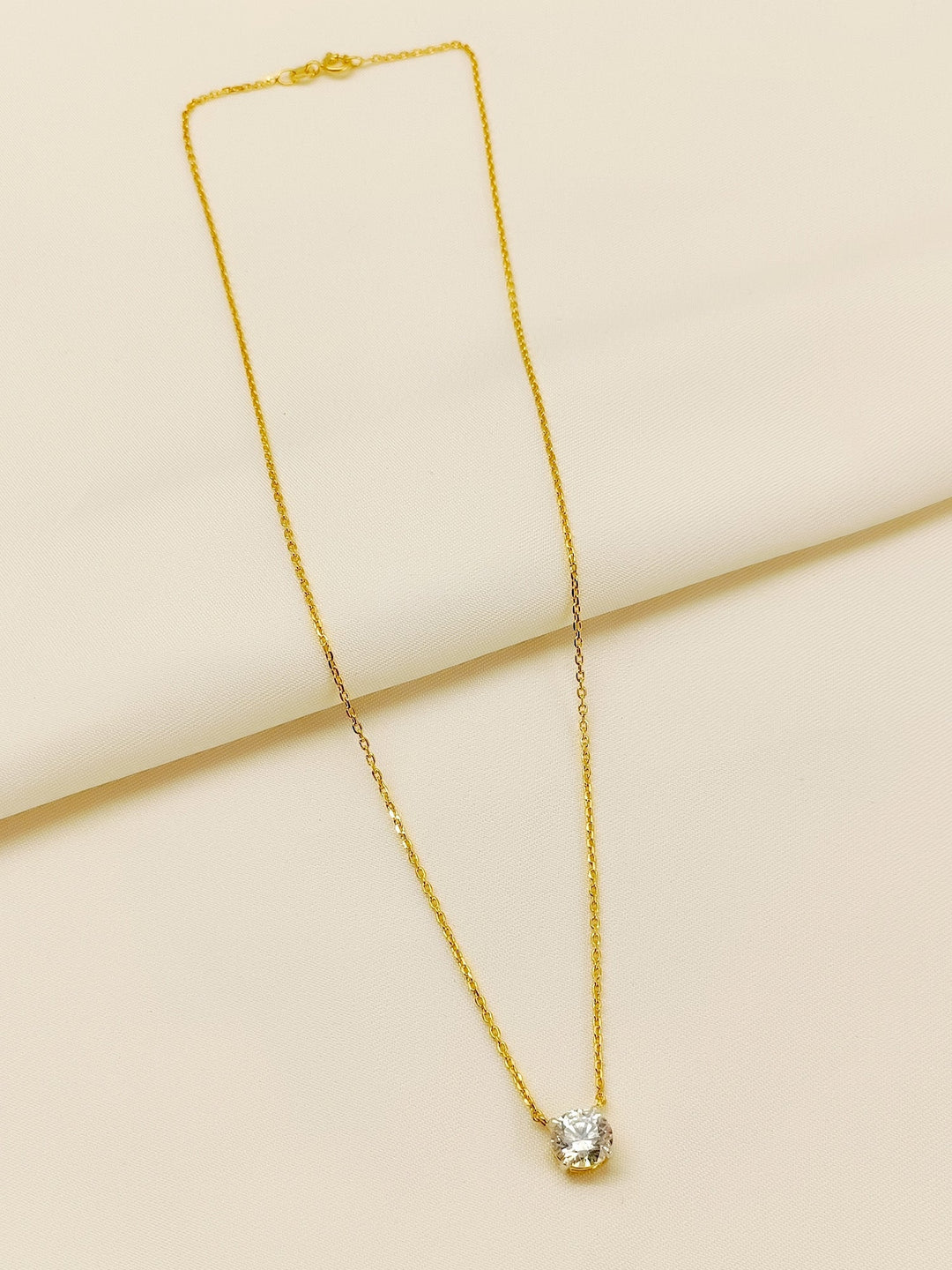 Mishti 92.5 Silver Swarovski Stone Pendal