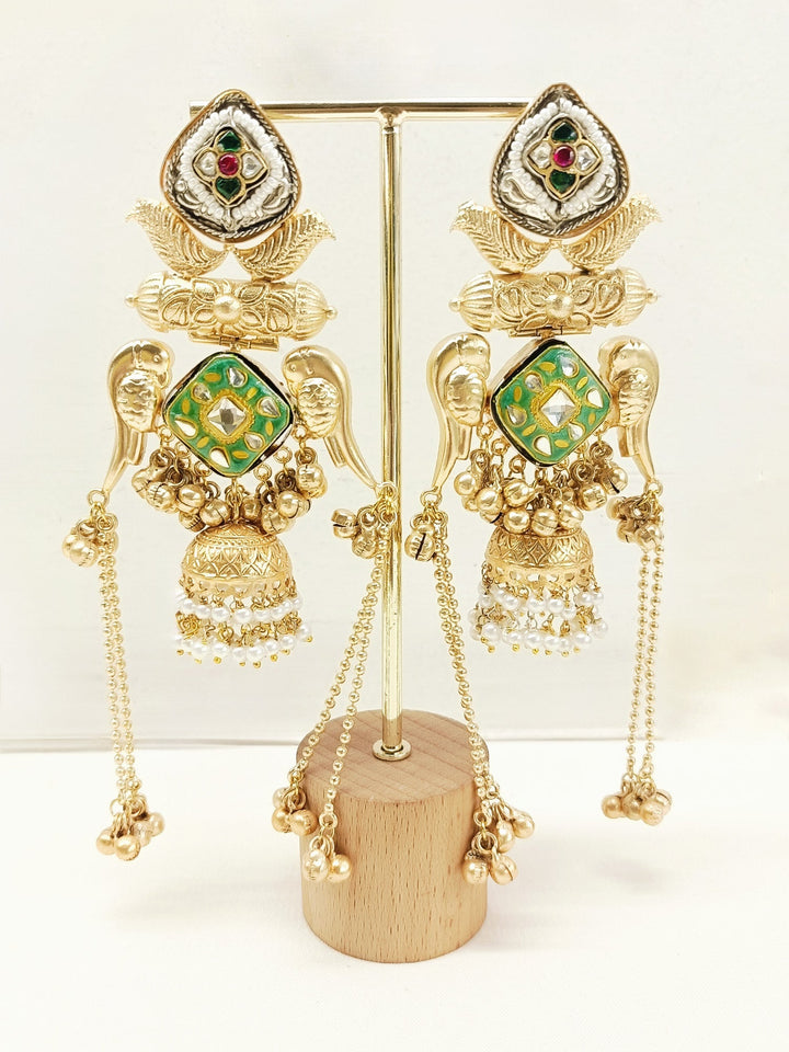 Demira Mint Green Boutique Jhumki