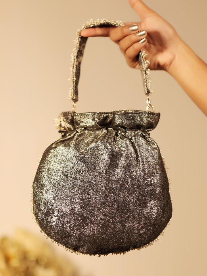 Lilith Grey Potli Bag