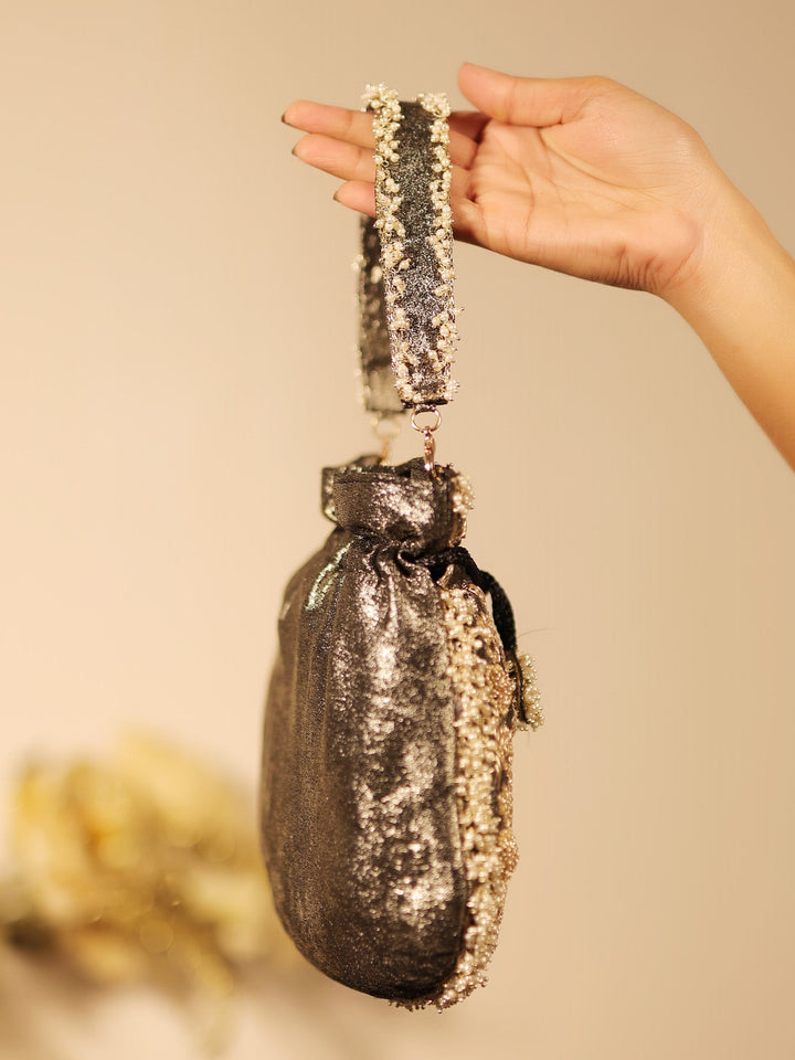 Lilith Grey Potli Bag