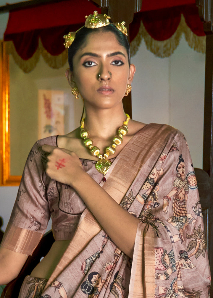 Shades Of Purple Designer Silk Saree