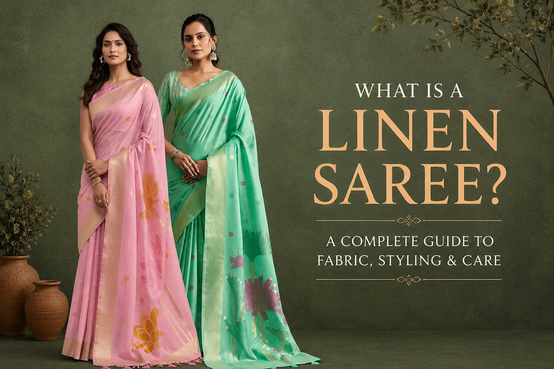 What Is a Linen Saree? A Complete Guide to Fabric, Styling & Care