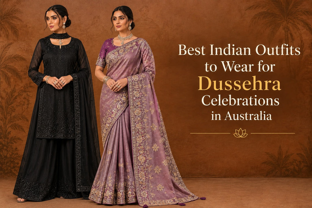 Top 10 Best Indian Outfits to Wear for Dussehra Celebrations in Australia