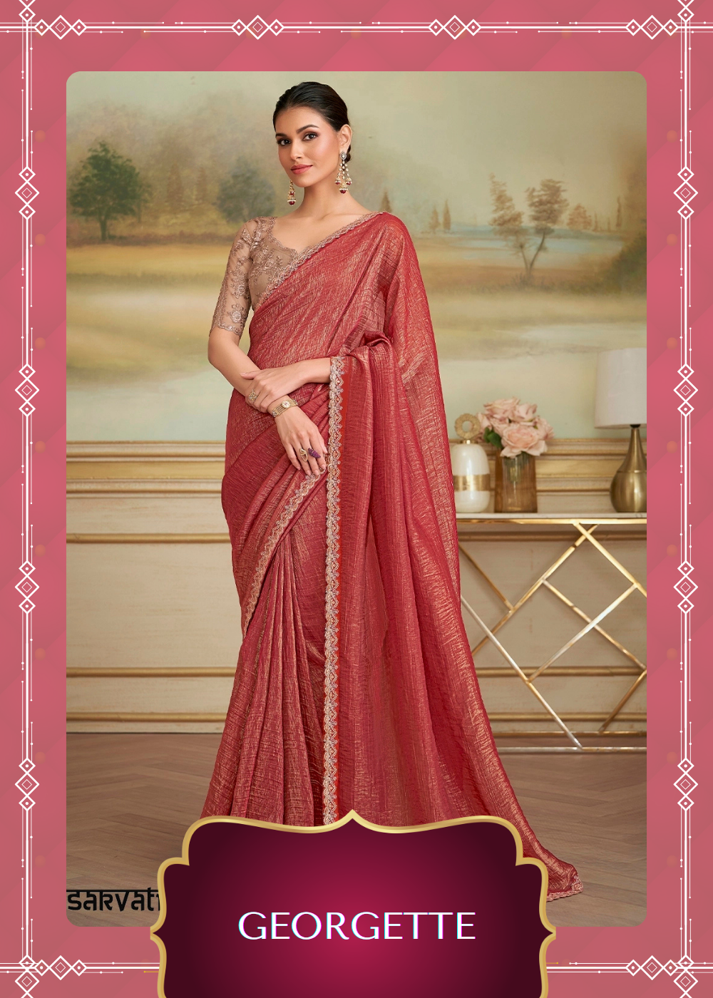 Georgette Saree