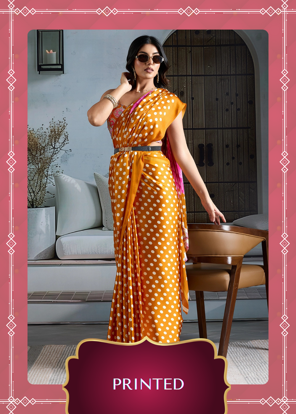 Printed Saree