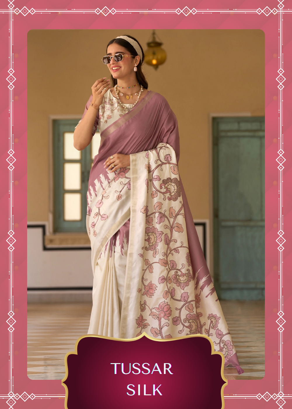 Tussar Silk Saree