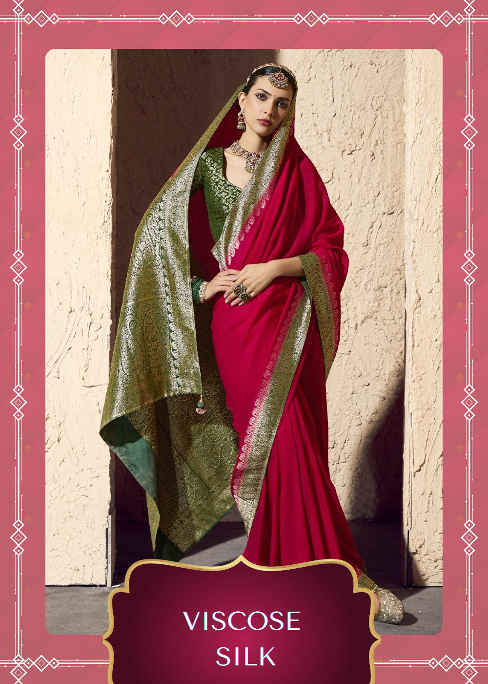 Viscose Silk Saree