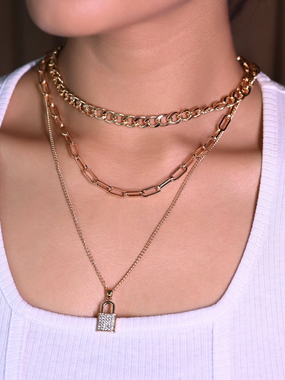 Emily Trendy Lock Chain