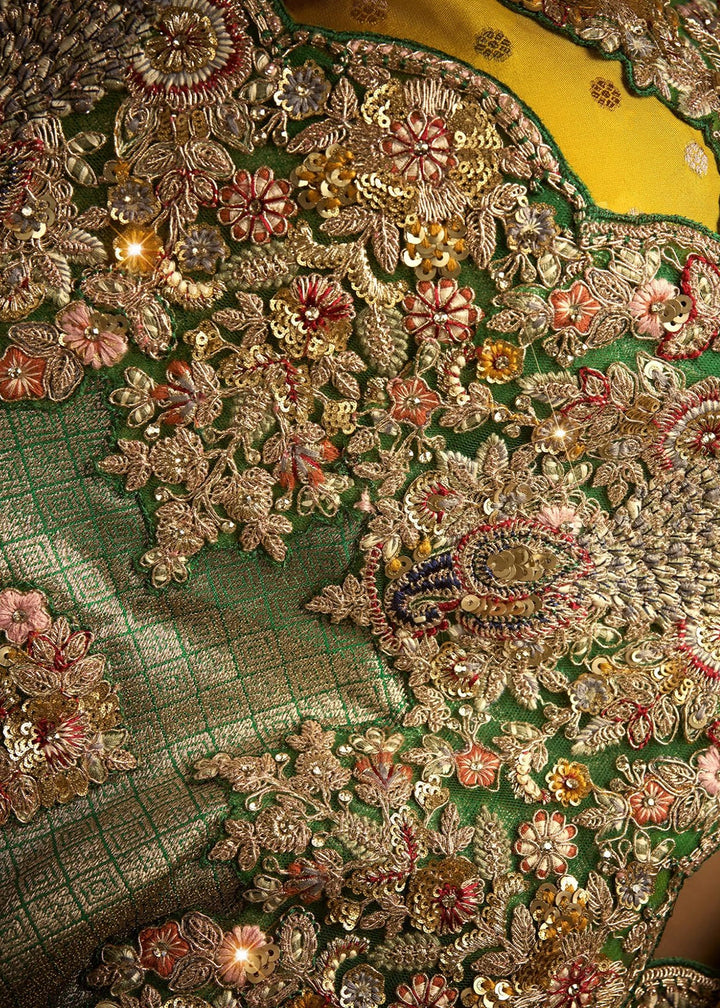 Pure Bangalore Taana Silk Saree Set – Heavy Embroidery & Zircon Work (Set of 5)