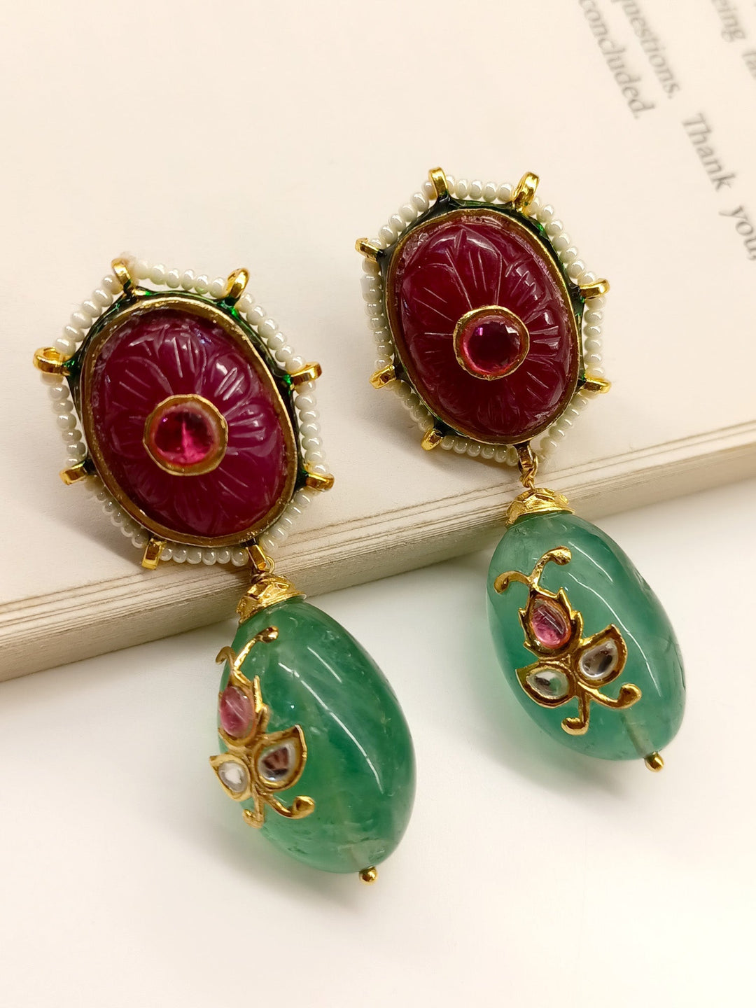 Teresa M & G Kundan Earrings