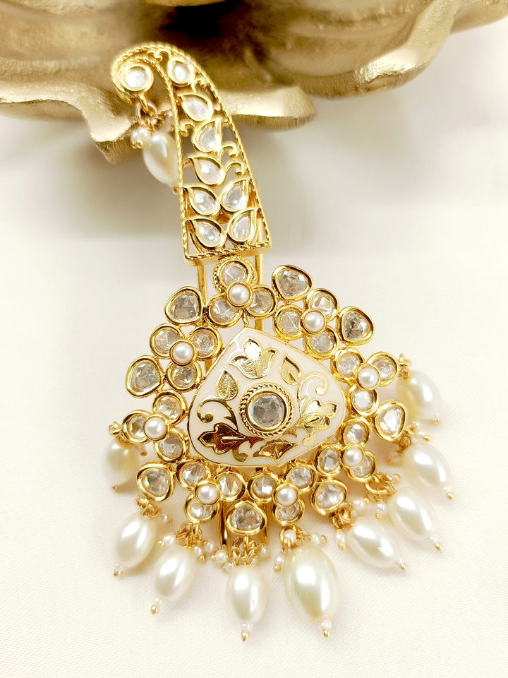 Hardik White Kundan Dulha Kalgi