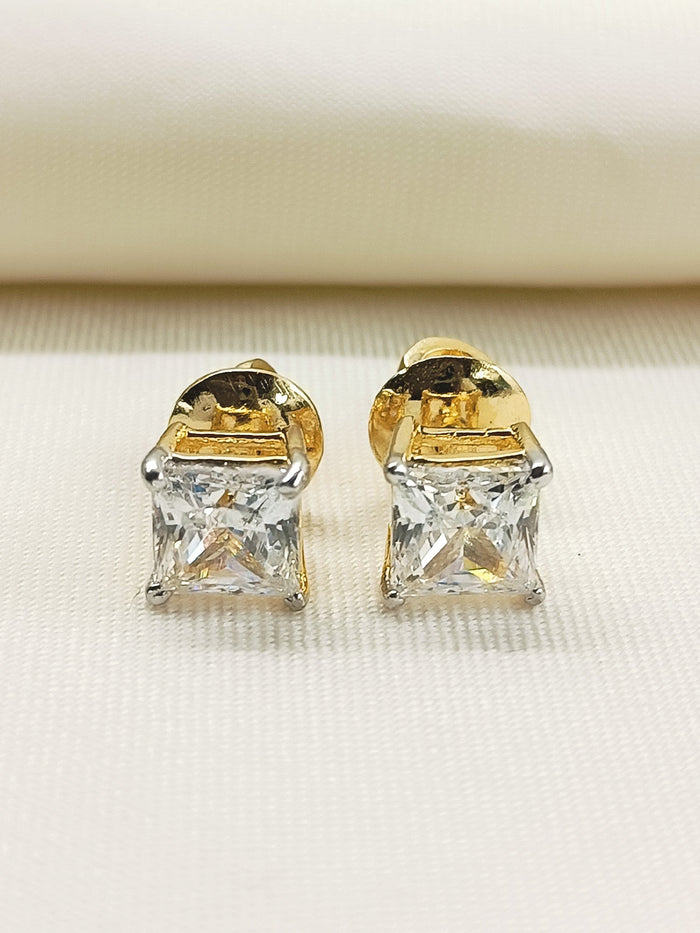 Lubna 92.5 Silver Swarovski Stone Tops