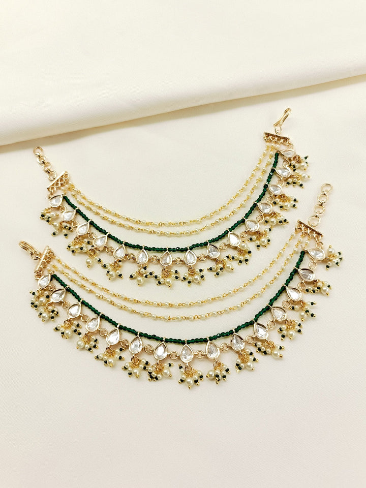 Namusa Green Traditional Ear Chain