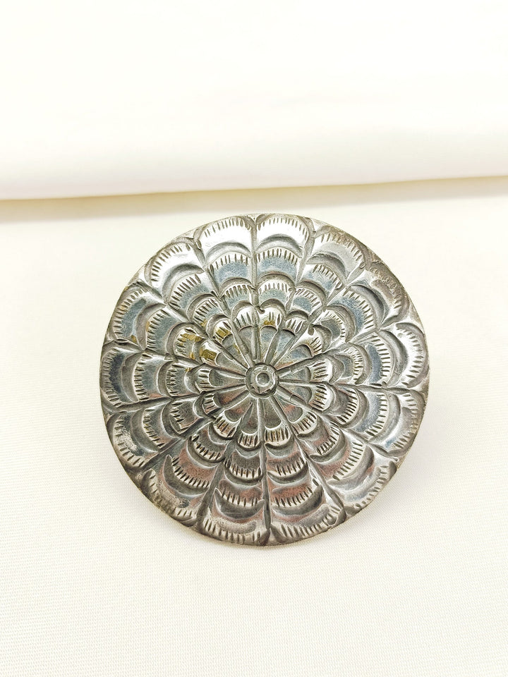 Gunika Plain Oxidized Finger Ring