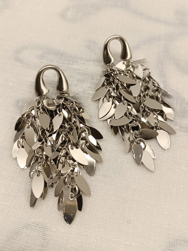 Anguri Silver Western Earrings