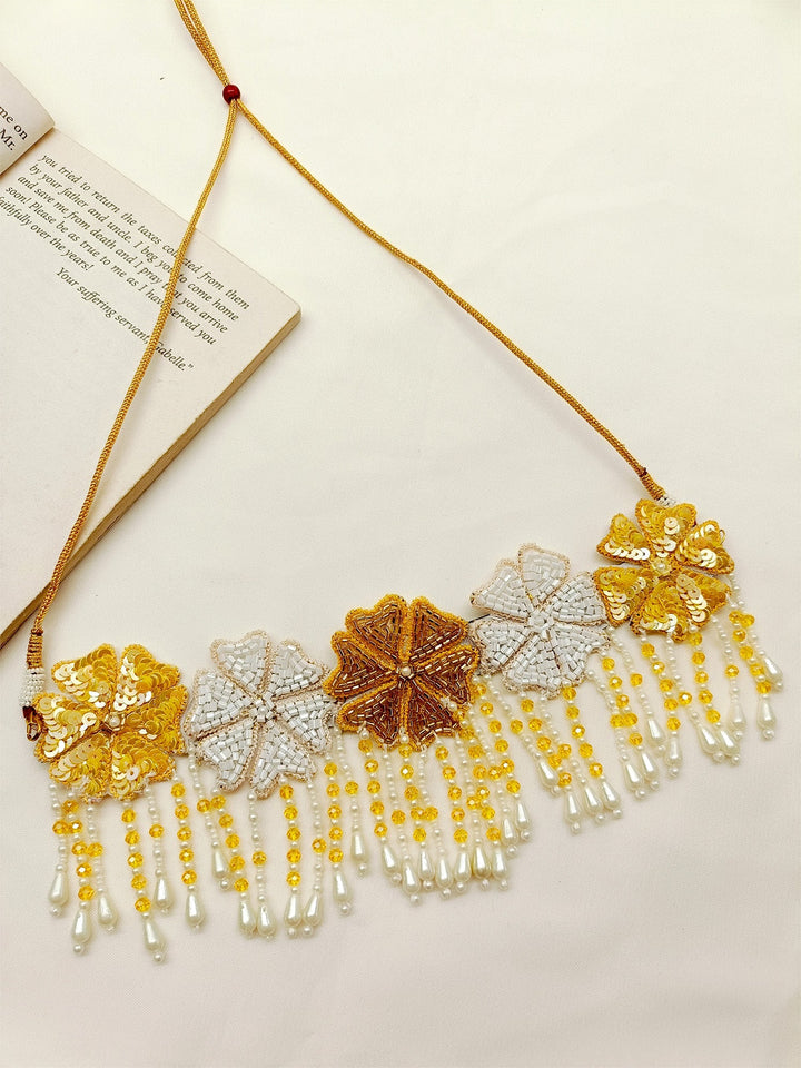 Elia Yellow Handmade Neckpiece