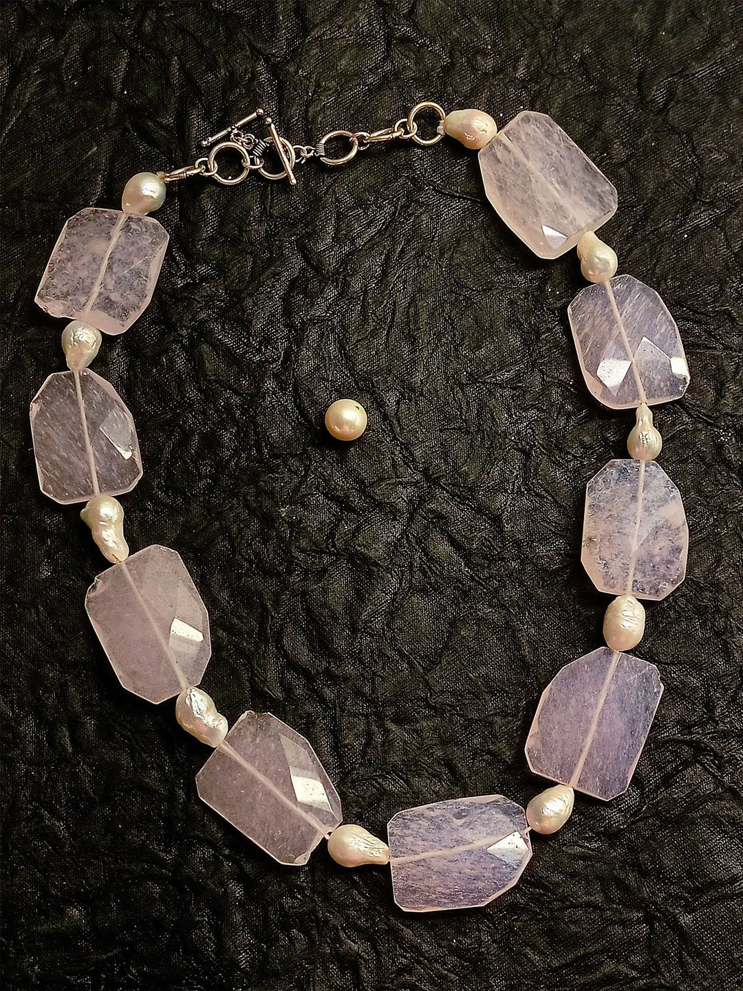 Sahrish Rose Quartz Necklace