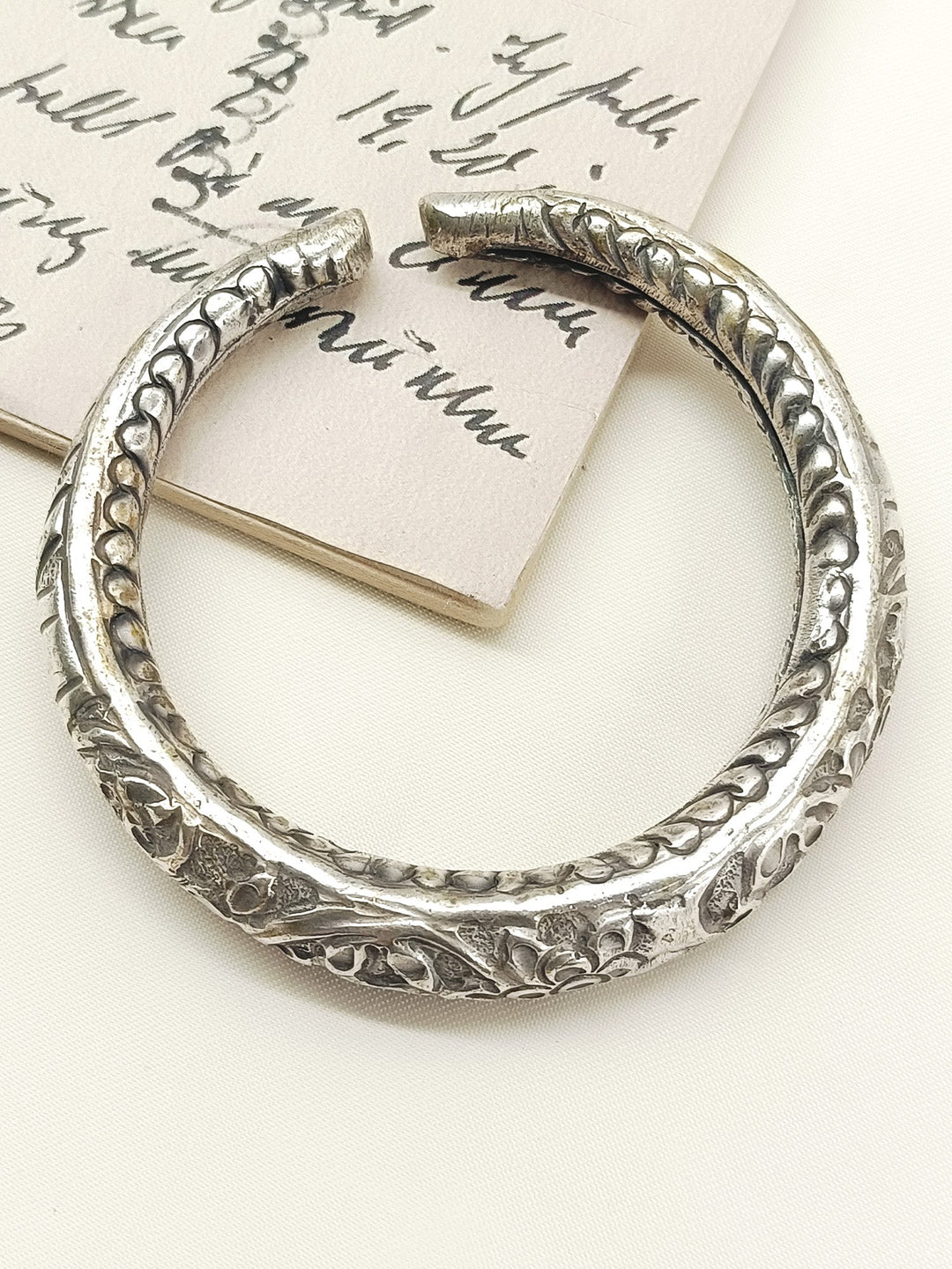 Sanjay Vintage Floral Oxidized Men&