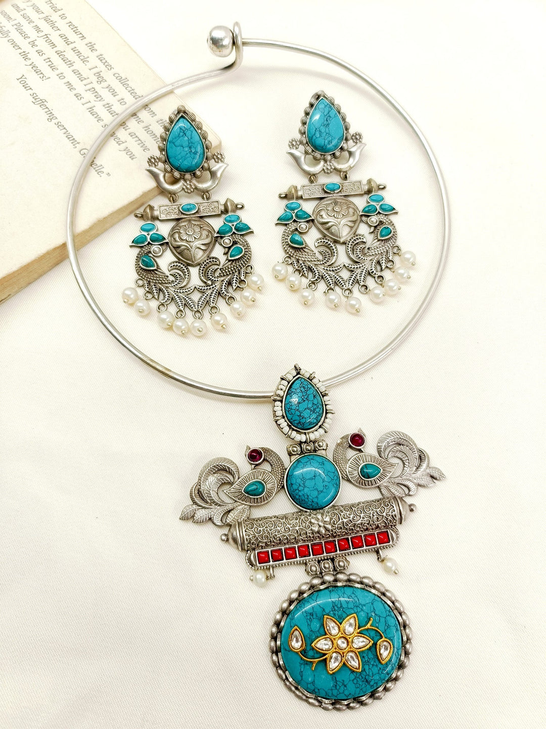 Sammi Firozi Hasli Style Necklace Set