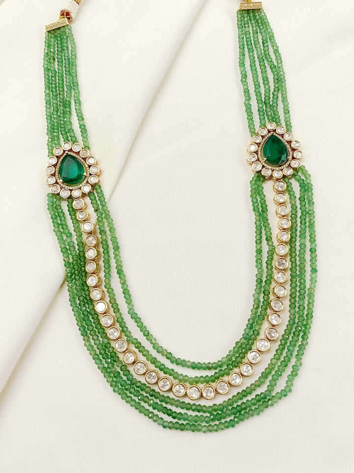 Abhilash Groom Mala And Kalgi In Green