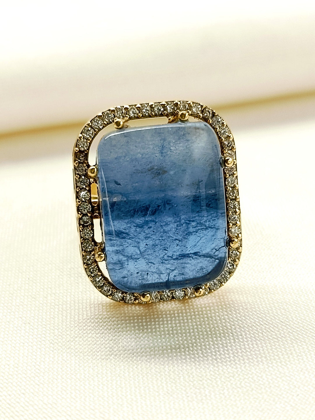 Samayra Blue American Diamond Finger Ring