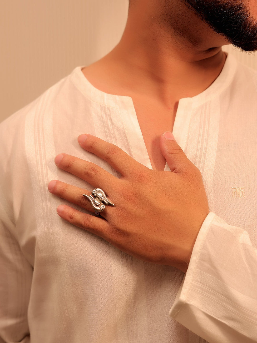 Gurjal Plain Men's Finger Ring