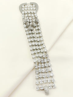 Chanchari White American Diamond Bracelet