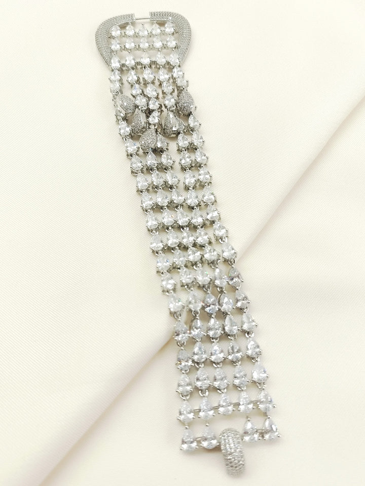 Chanchari White American Diamond Bracelet