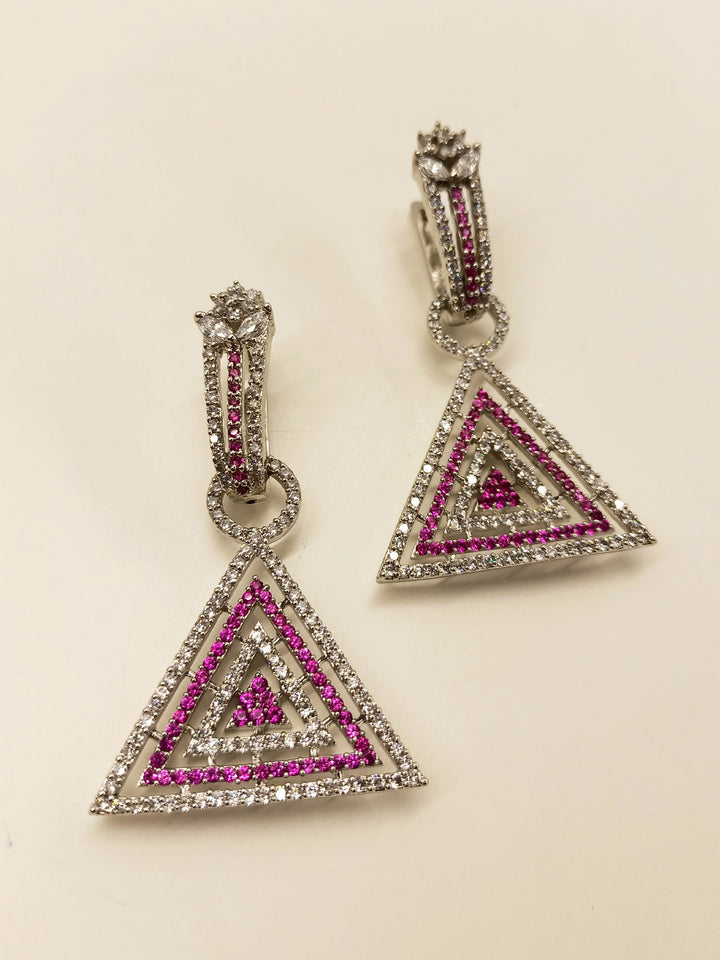 Nancy Pink Western Earrings