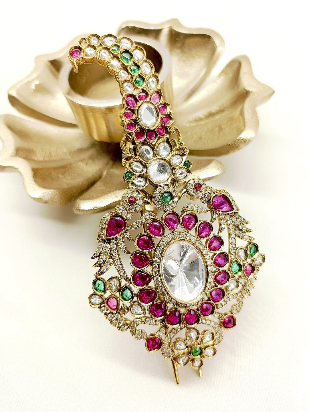 Pratish Groom Mala And Kalgi In Ruby