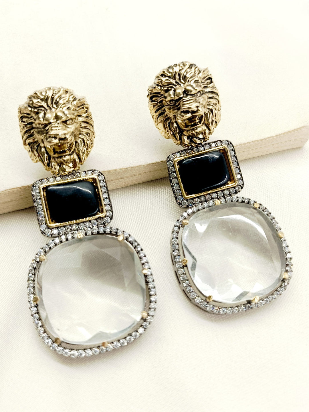 Luisa Black Victorian Earrings