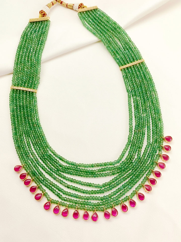 Aamna R&G Beads Neckpiece