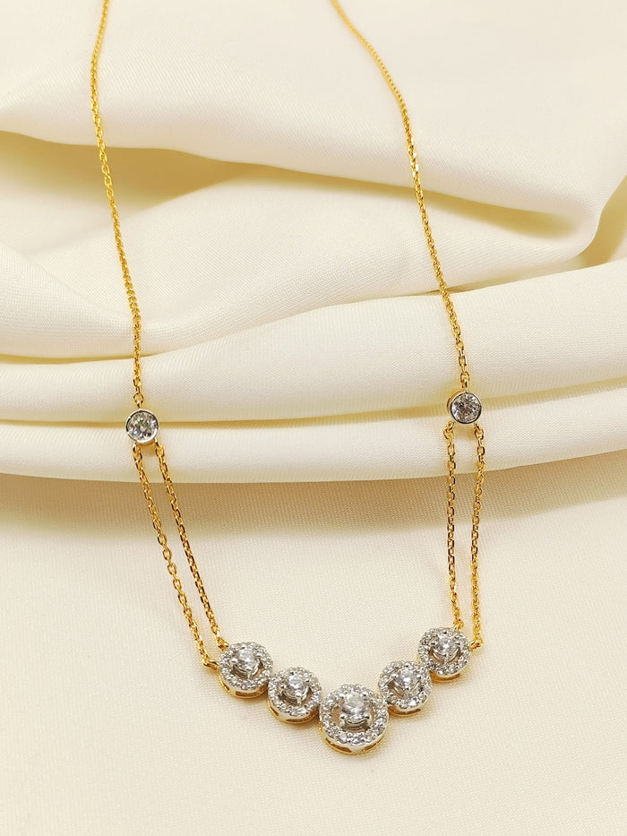 Cherise 92.5 Silver Swarovski Stone Pendant