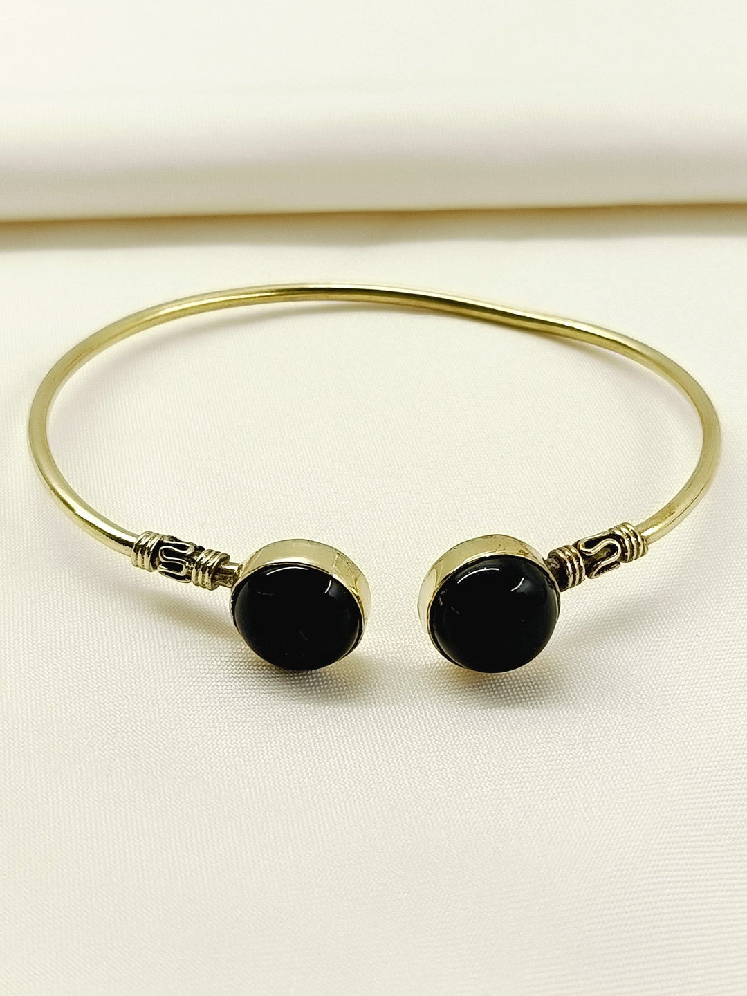 Ronith Black Dual Onyx Bracelet Men&