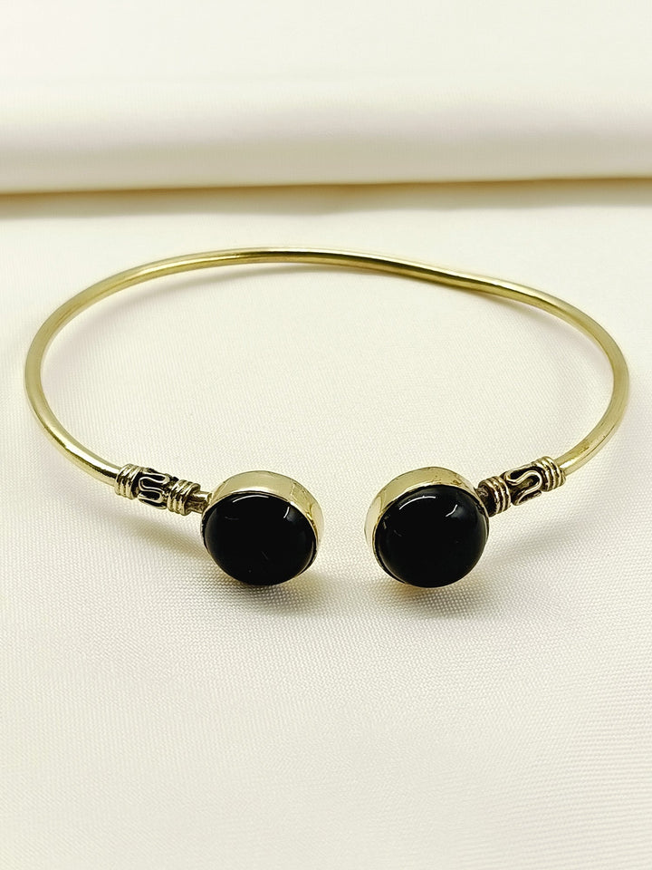 Ronith Black Dual Onyx Bracelet Men&