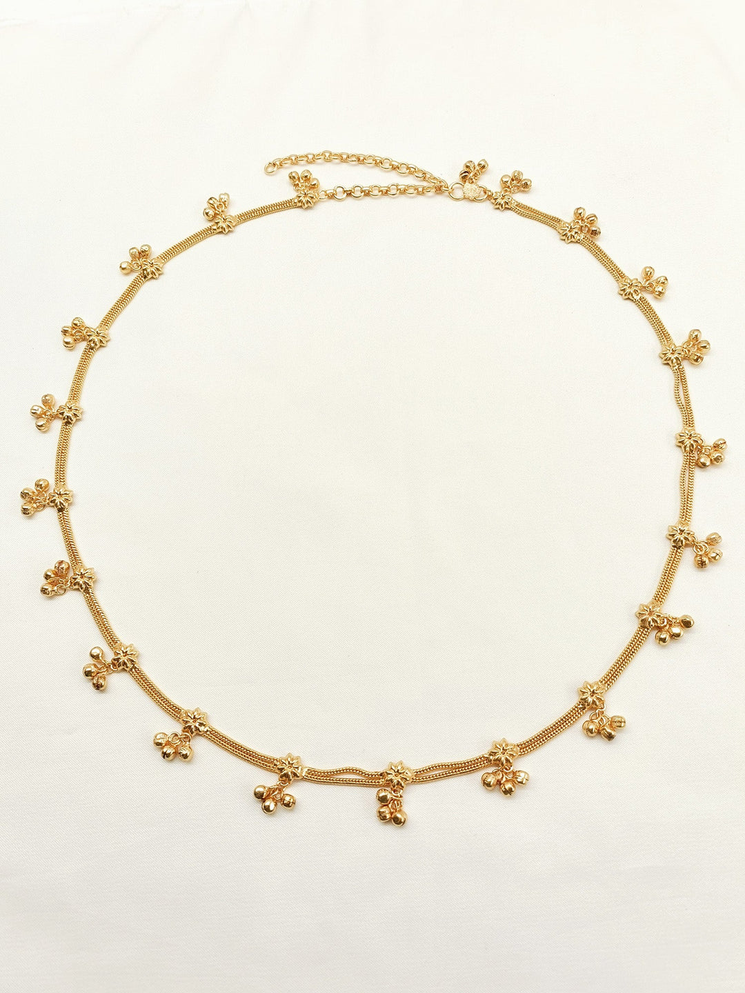 Frederike Golden Antique Waist Belt/kamar Bandh
