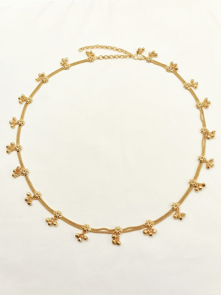Frederike Golden Antique Waist Belt/kamar Bandh