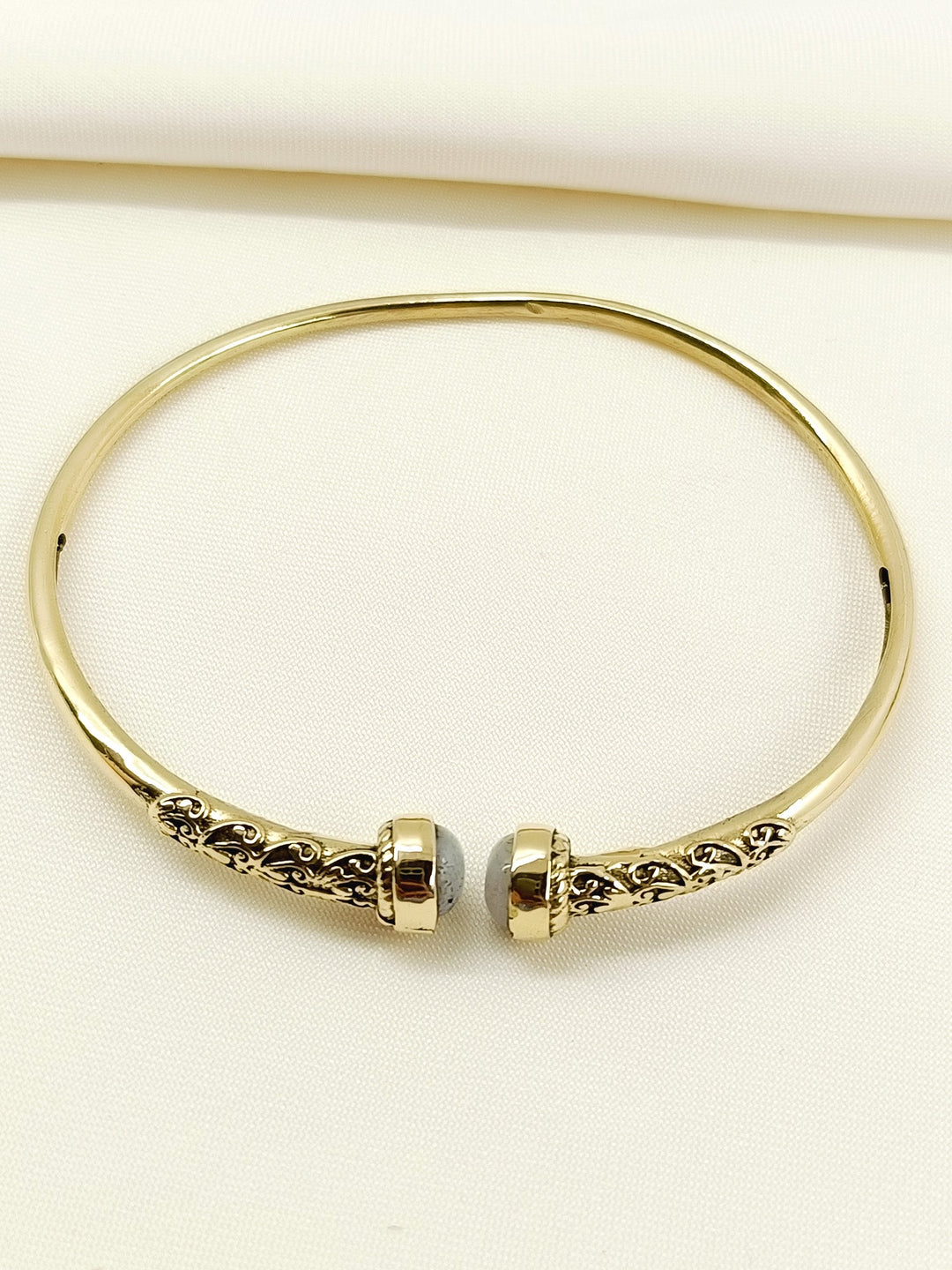 Ginik White Grey Stone Open Men&