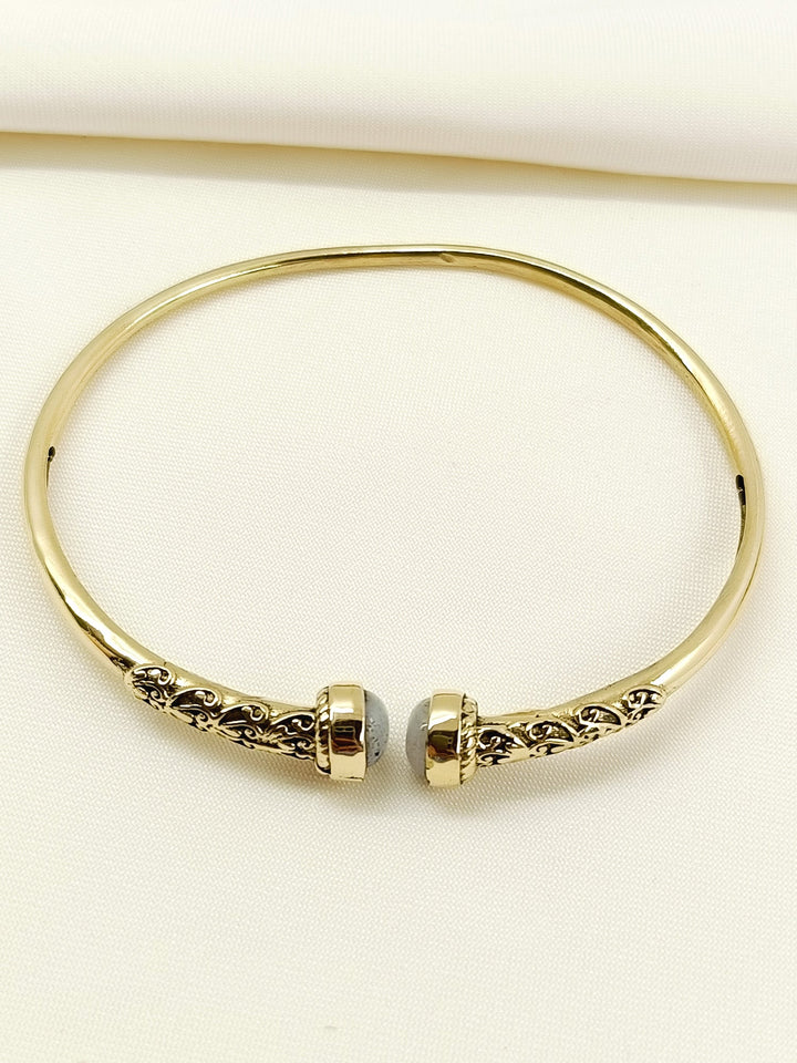 Ginik White Grey Stone Open Men&