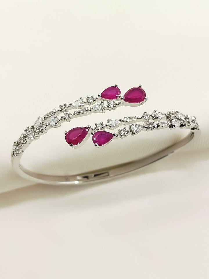 Shalini Ruby American Diamond Bracelet