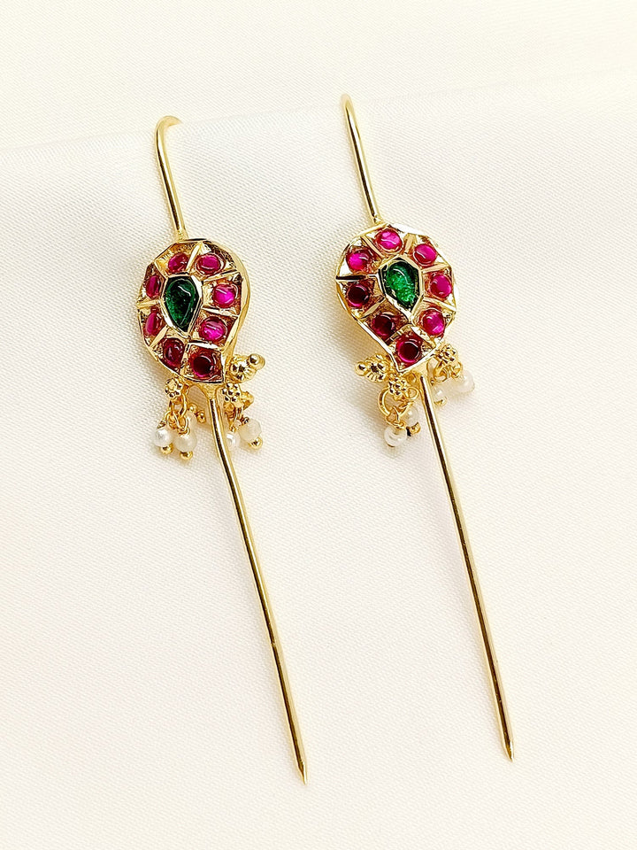 Parvati M & G Gold Plated Kundan Ear Cuff [ Price is for Pair ]