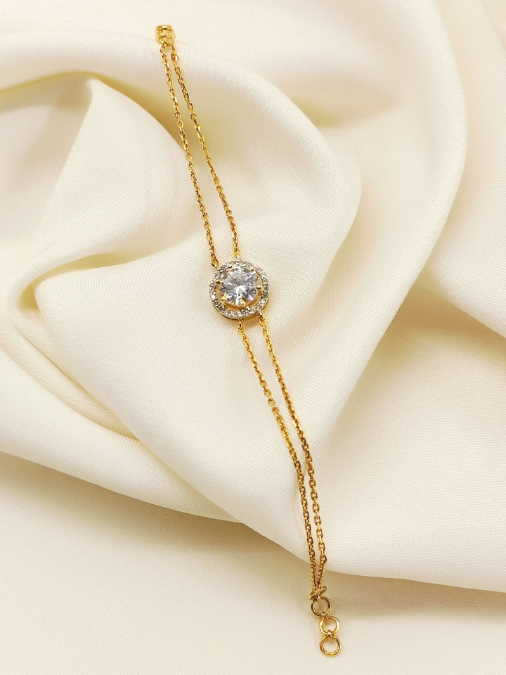 Vartika 92.5 Silver Swarovski Stone Bracelet