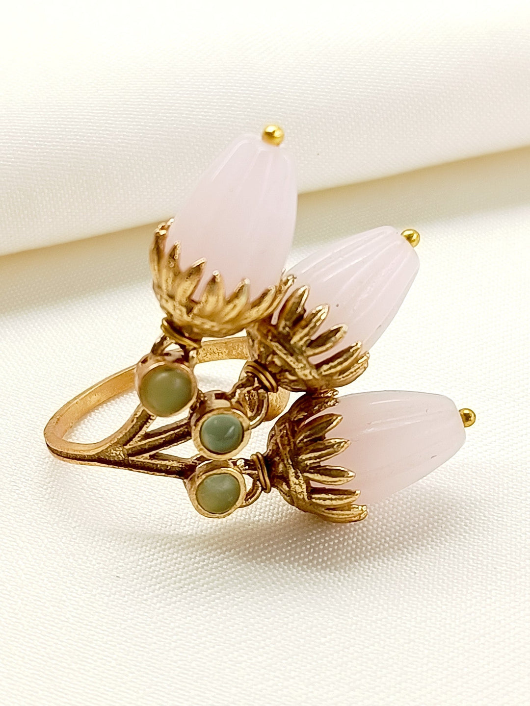 Aadithi Pink Boutique Finger Ring