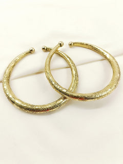 Zmill Golden Hasli Styled Oxidized Anklet
