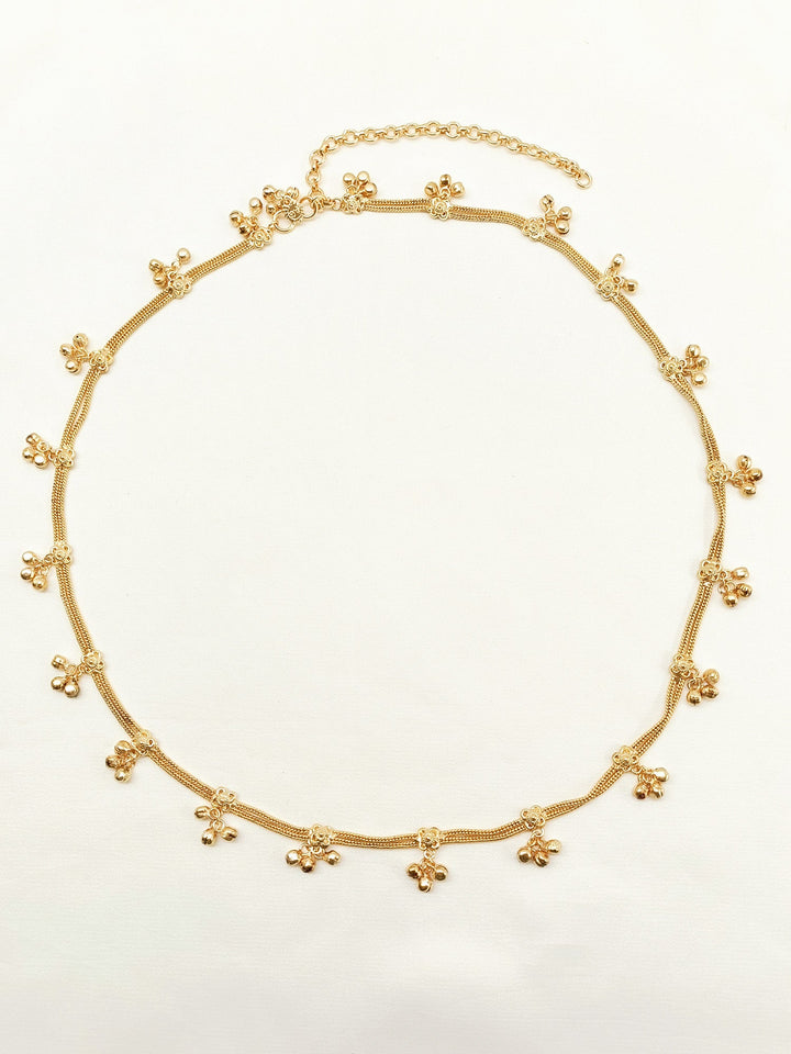 Jette Golden Antique Waist Belt/kamar Bandh