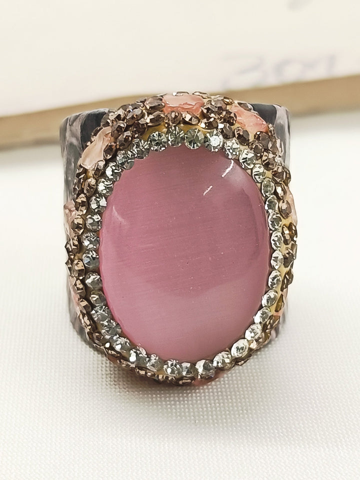 Jasmin Pink Western Finger Ring