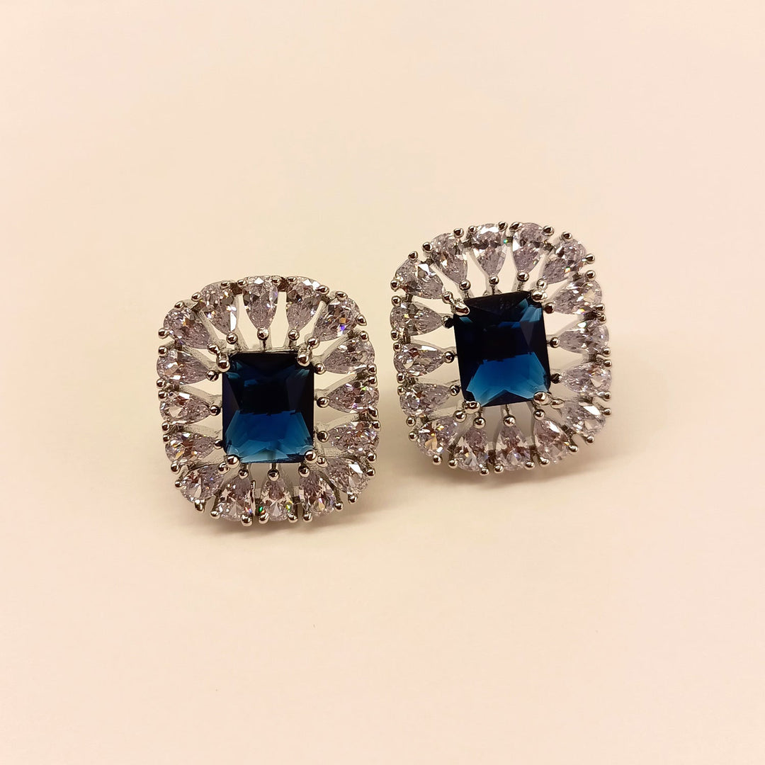 Rajlaxmi American Diamond Blue Sapphire Tops