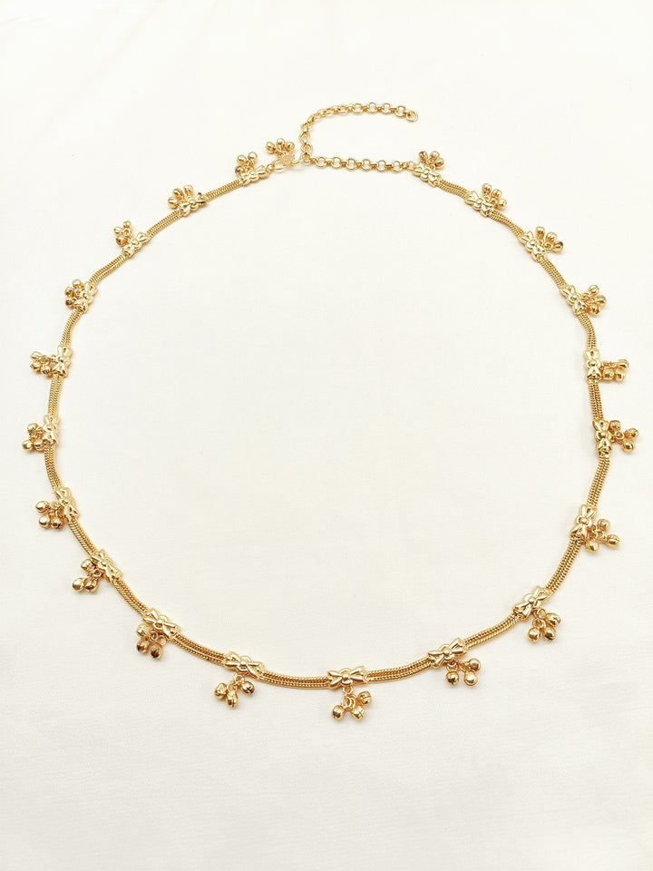 Henrike Golden Antique Waist Belt/kamar Bandh