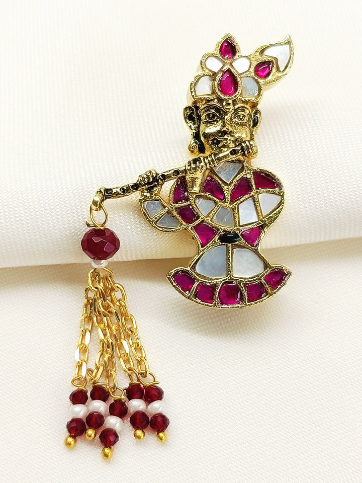 Manbir R&W Krishna Ji Brooch